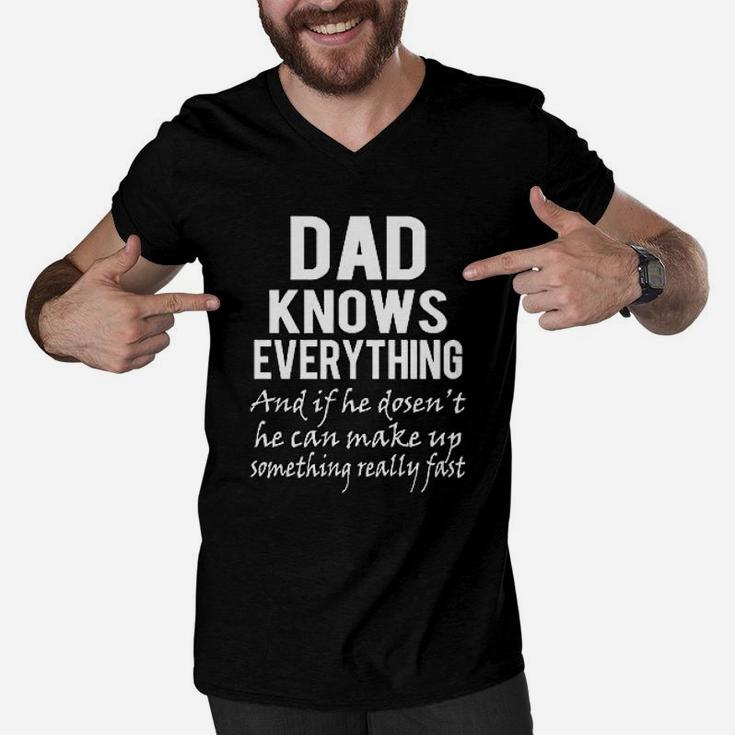 Fathers Day Dad Father Husband Assorted Designs Collection Men V-Neck Tshirt
