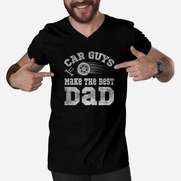 Mechanic Car Guys Make The Best Dads Premium Men V-Neck Tshirt