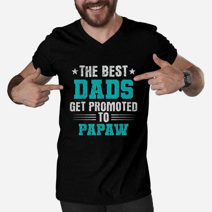 The Best Dads Get Promoted, best christmas gifts for dad Men V-Neck Tshirt