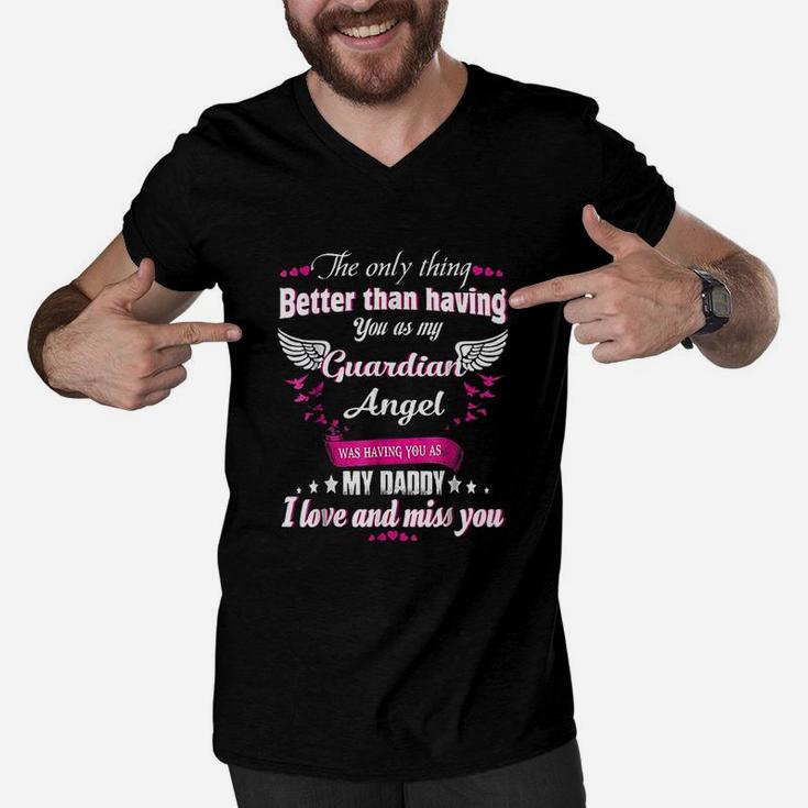 Was Having You As My Daddy, dad birthday gifts Men V-Neck Tshirt