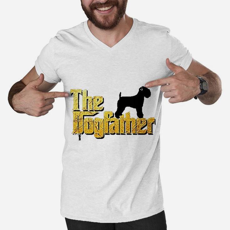 Dogfather Fathers Day, dad birthday gifts Men V-Neck Tshirt