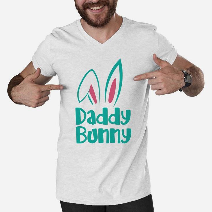 Easter Daddy Bunny 2, dad birthday gifts Men V-Neck Tshirt