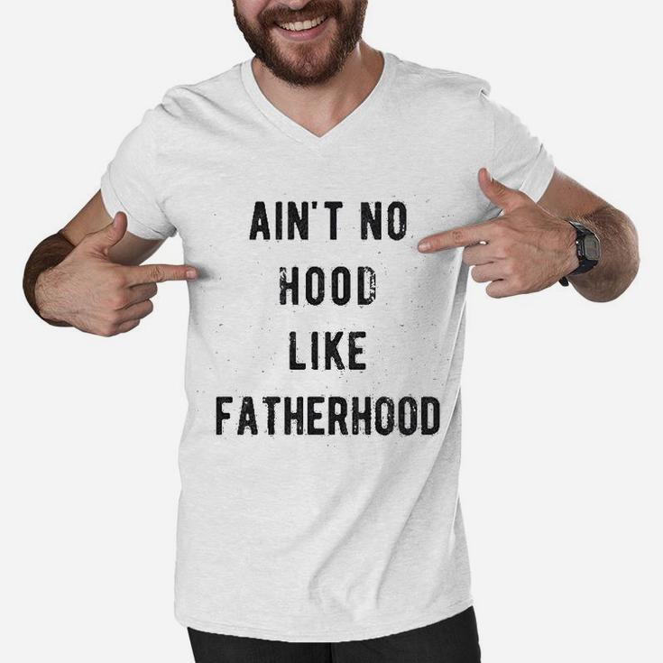 No Hood Like Fatherhood Men V-Neck Tshirt