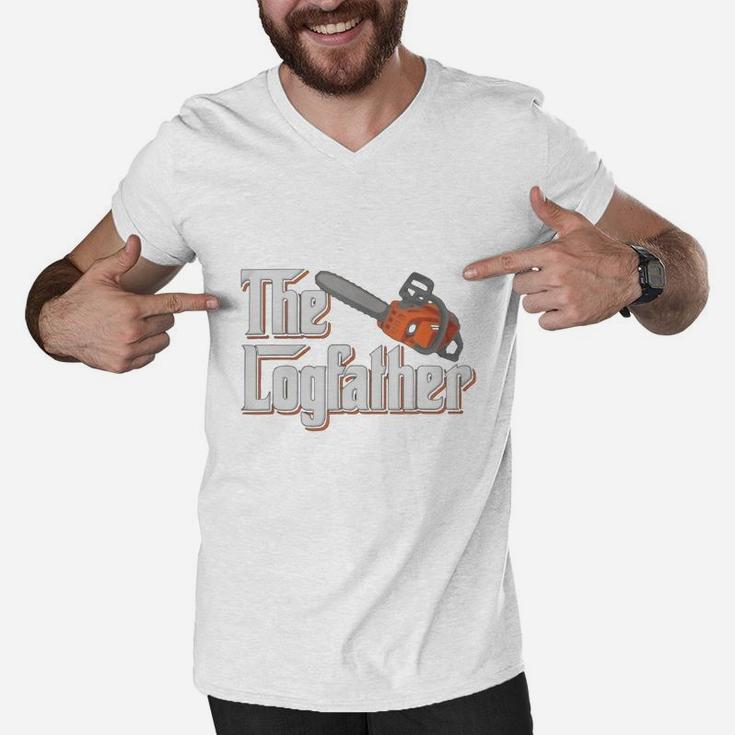 The Logfather, best christmas gifts for dad Men V-Neck Tshirt