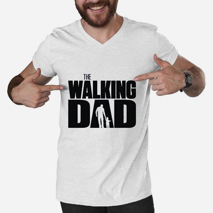 The Walking Dad Father Men V-Neck Tshirt