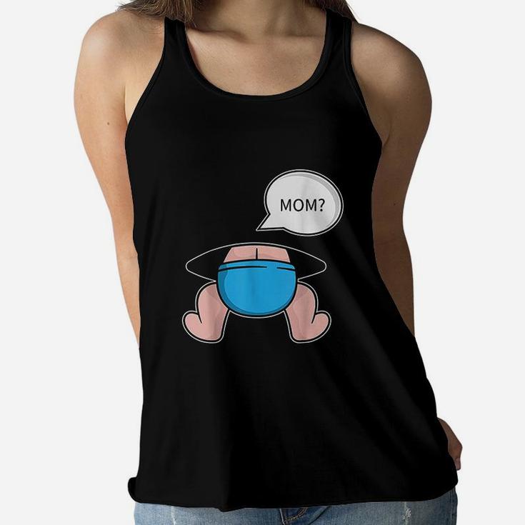 Baby Loading Soon To Be Mom Announcement Funny Ladies Flowy Tank