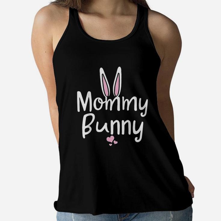 Bunny Design Easter Mommy Bunny Ladies Flowy Tank