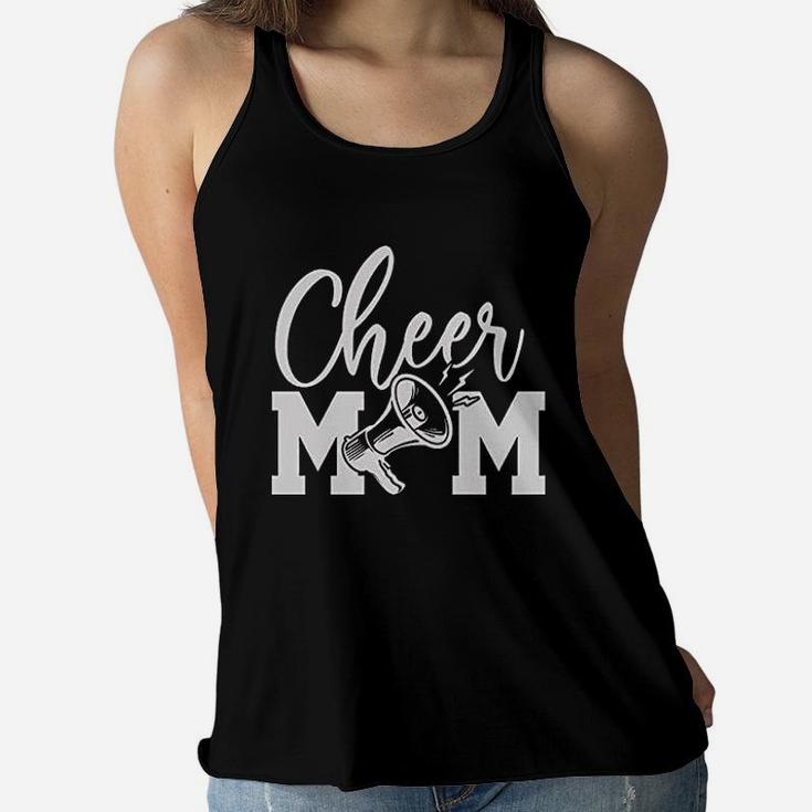 Cheer Mom Cheerleader Mother Varsity Ladies Flowy Tank