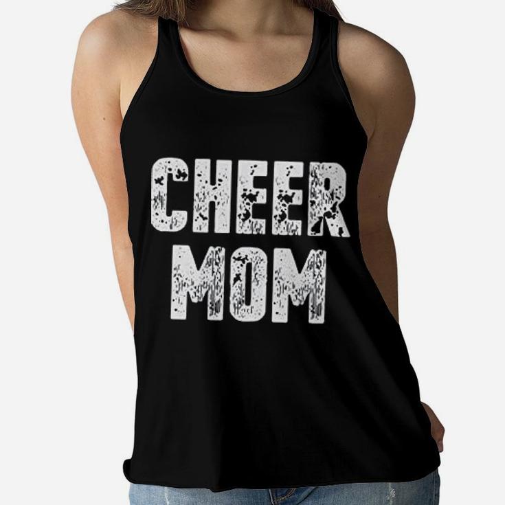 Cheer Mom Off Shoulder Ladies Flowy Tank