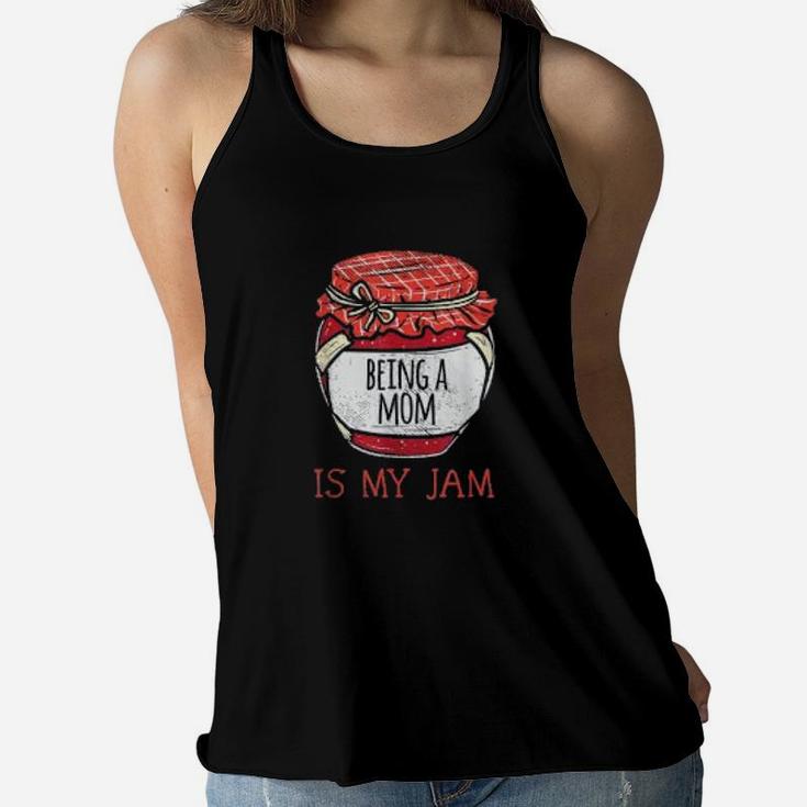 Cute And Funny Being A Mom Meme Quote Ladies Flowy Tank