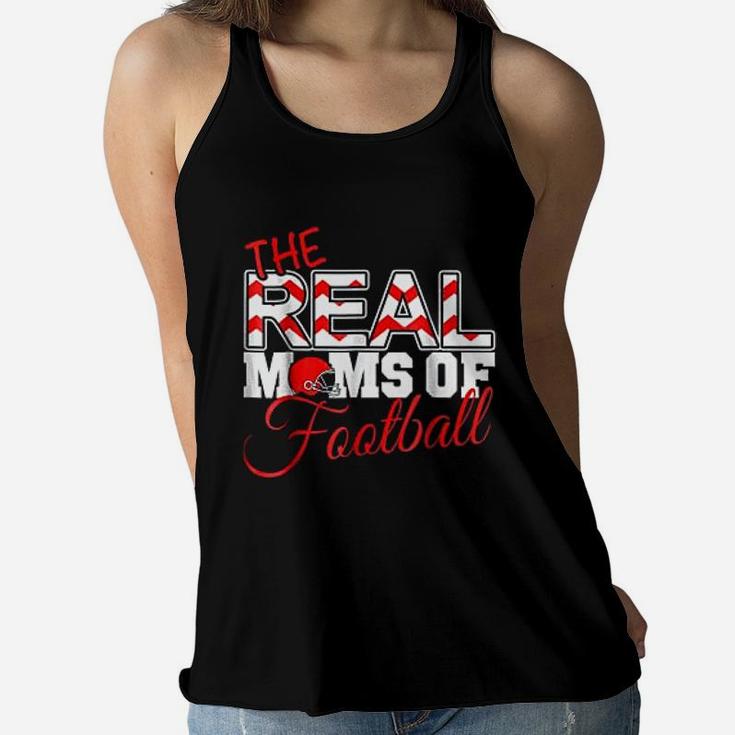 Cute Football Mom The Real Moms Of Football Ladies Flowy Tank