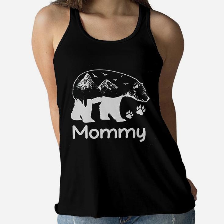Daddy Mommy Baby Bear Ladies Flowy Tank