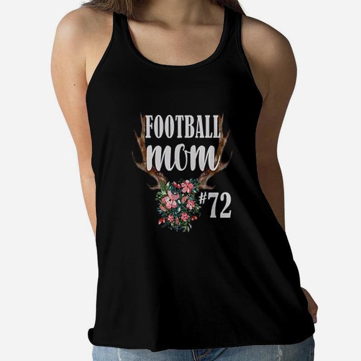 Football Mom  72 Ladies Flowy Tank
