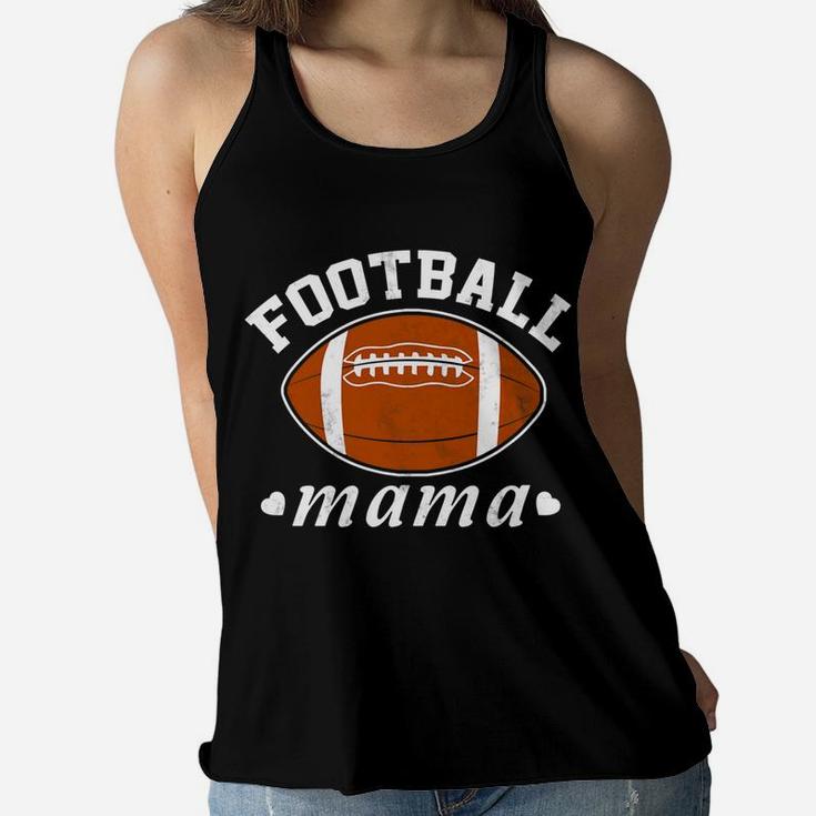Football Mom For Women Football Mama Ladies Flowy Tank