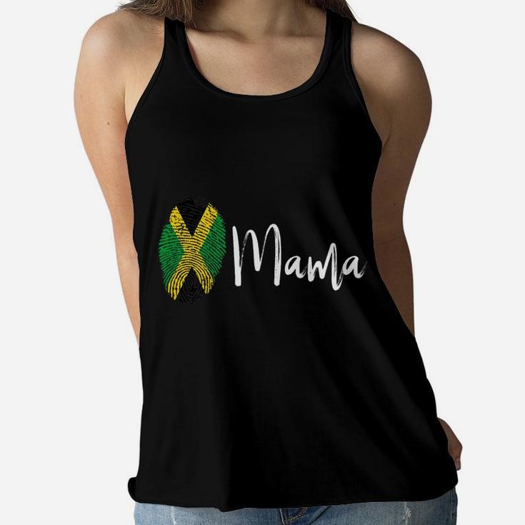 Jamaican Mama Jamaican Flag Gifts For Jamaican Mom Ladies Flowy Tank