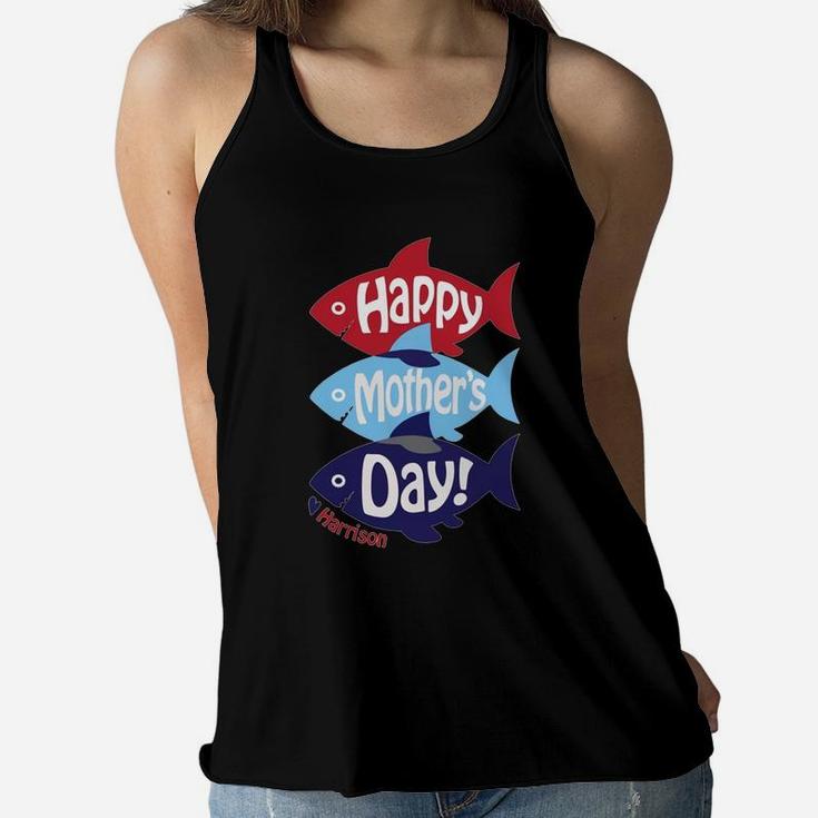 Kids Mothers Day Kids Happy Mothers Day Baseball Mothers Day Gift From Son Toddler Boy Mothers Day Mom Gift From Son Ladies Flowy Tank