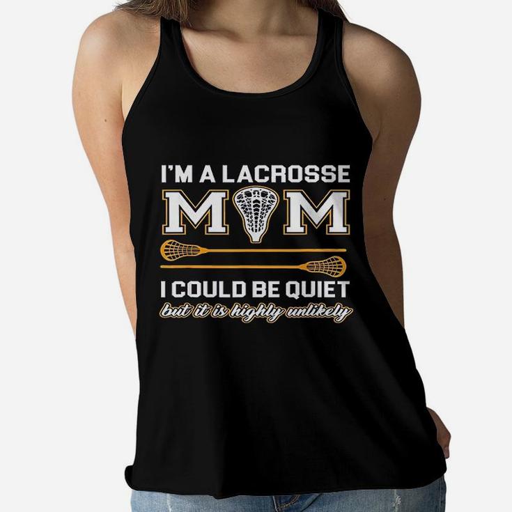 Lacrosse Mom Lacrosse Gifts Ladies Flowy Tank