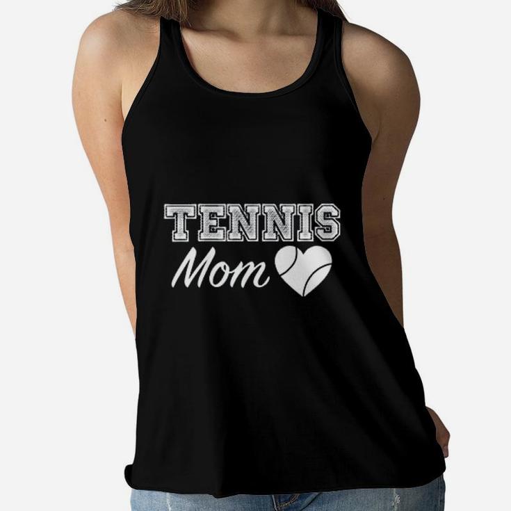 Loving The Tennis Mom Mothers Day Ladies Flowy Tank