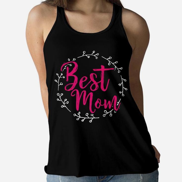 Mama Life Best Mom s Mother Women Mommy Nana Gifts Ladies Flowy Tank