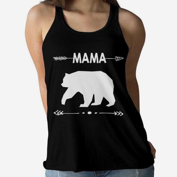 Mom Bear Mama Mothers Day Gift For Mom Ladies Flowy Tank