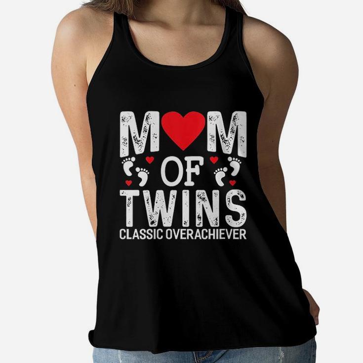 Mom Of Twins Classic Overachiever Ladies Flowy Tank