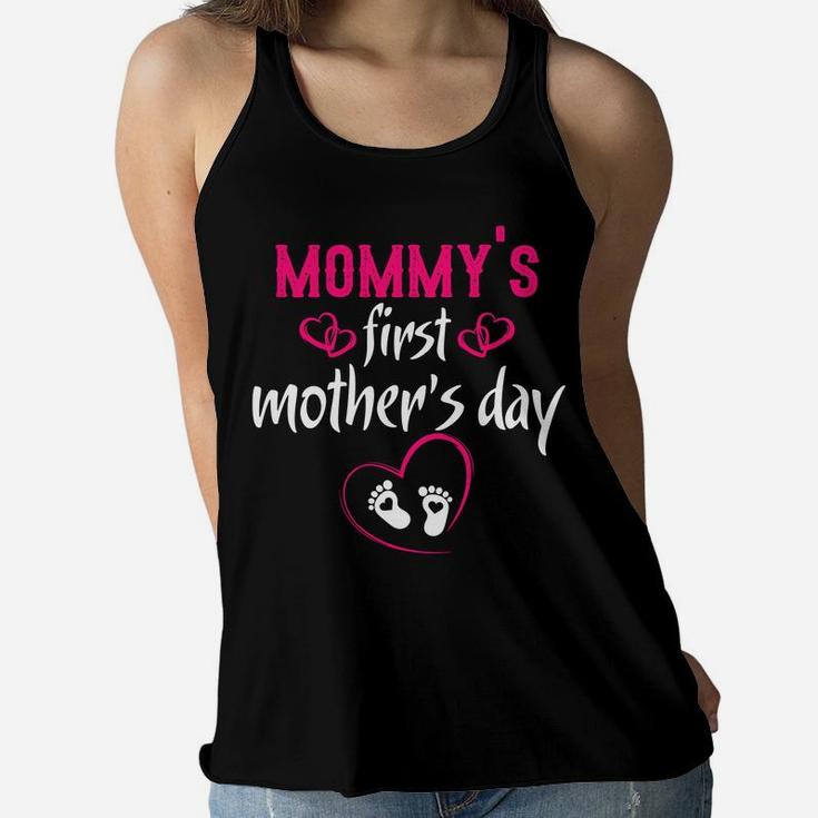 Mommys First Mothers Day Gifts Cute Gifts For Mom Ladies Flowy Tank
