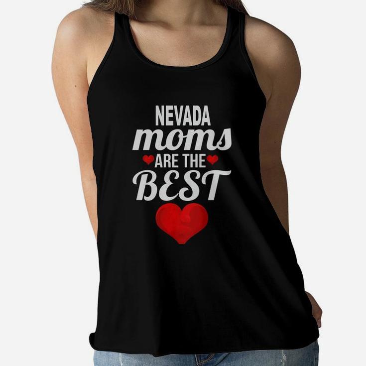 Moms From Nevada Are The Best US States Mothers Day Gift Women Flowy Tank