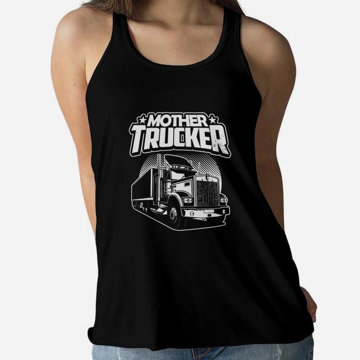 Mother Trucker - Trucker Ladies Flowy Tank
