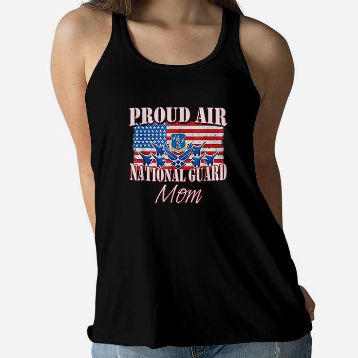 Proud Air National Guard Mom Usa Air Force Mothers Day Ladies Flowy Tank