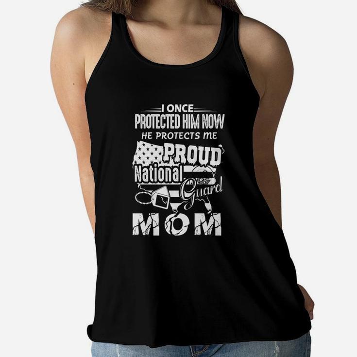 Proud National Guard Mom Shirt Ladies Flowy Tank
