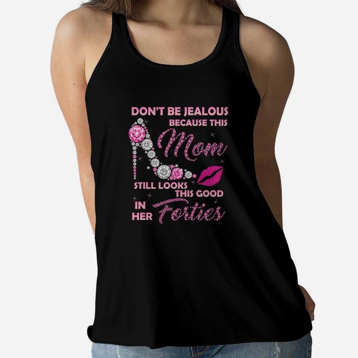 This Mom Still Looks This Good In Her 40 Ladies Flowy Tank