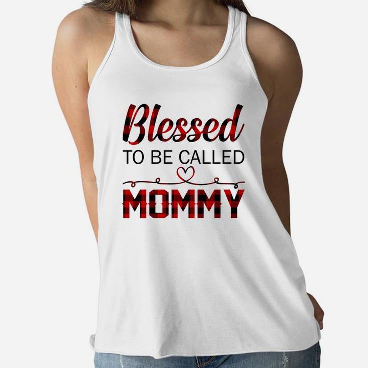 Blessed To Be Called Mommy Ladies Flowy Tank