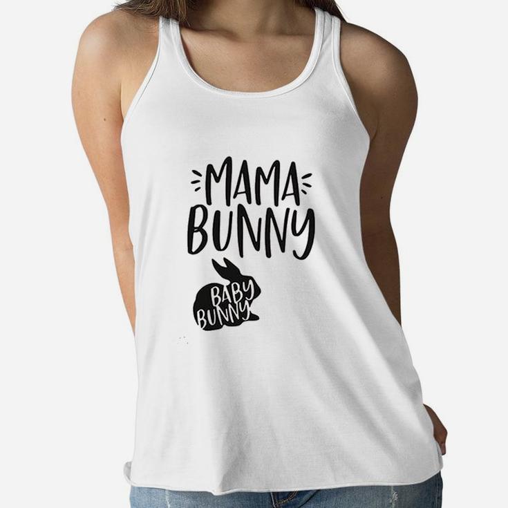 Cute Mama Bunny Baby Bunny Ladies Flowy Tank