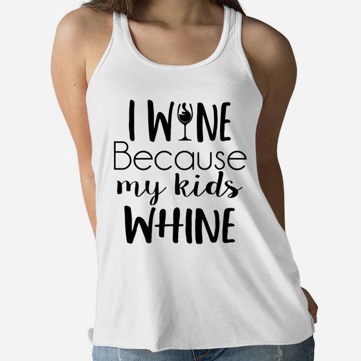 Mom Wine Funny Quote Drinking Saying Ladies Flowy Tank