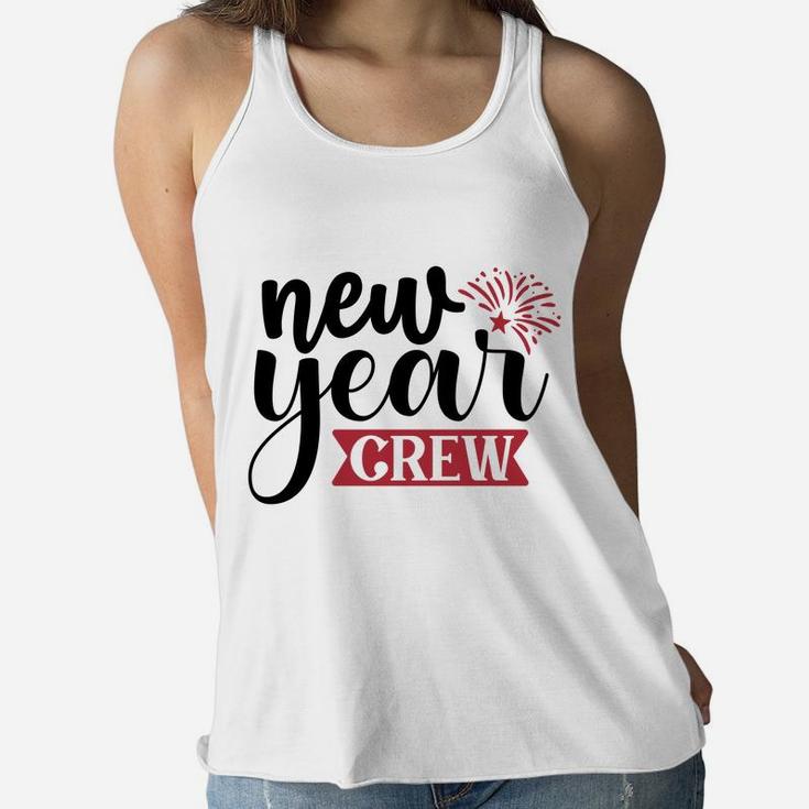 New Year Crew Cool Gift For 2022 Hello New Year Women Flowy Tank