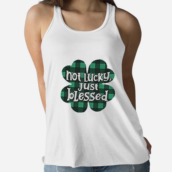 One Lucky Mama Funny Lucky Mom St.patricks Day Ladies Flowy Tank