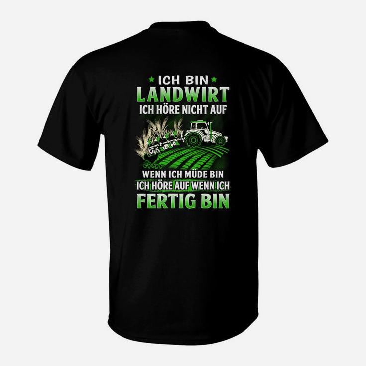 Ich Bin Landwirt Traktor T-Shirt, Motivationsspruch für Bauern