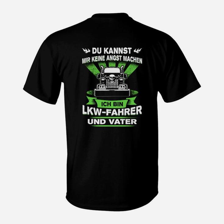 LKW-Fahrer und Vater T-Shirt mit Spruch, Berufsstolz Tee