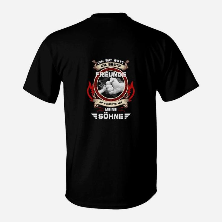 Motorradthema T-Shirt für den Sohn, Schwarz, Herren