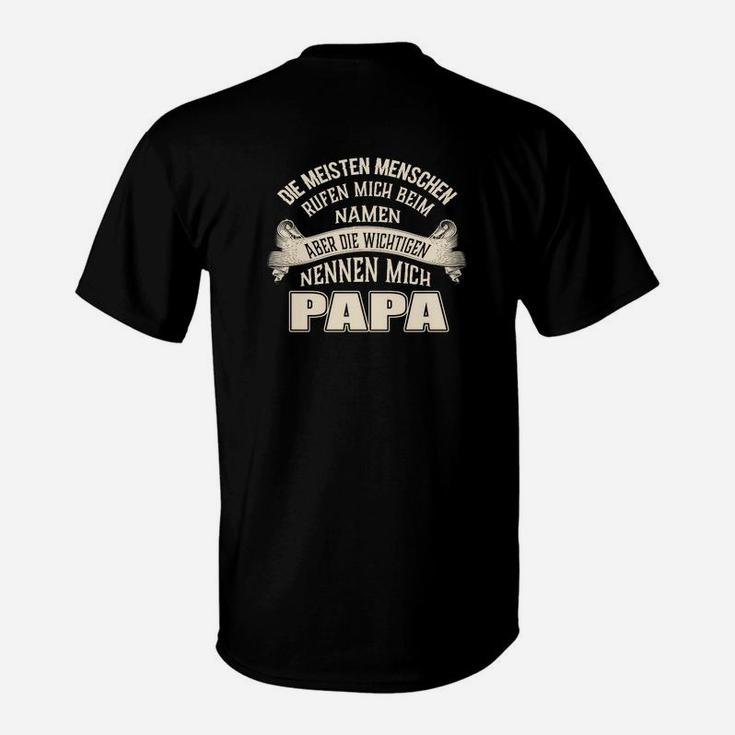 Wichtige Nennen Mich Papa T-Shirt, Lustiges Vatertags-Design