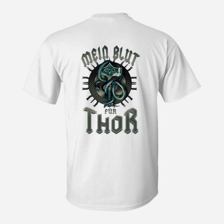 Herren T-Shirt Thor Mythologie, Mein Blut für Thor Design