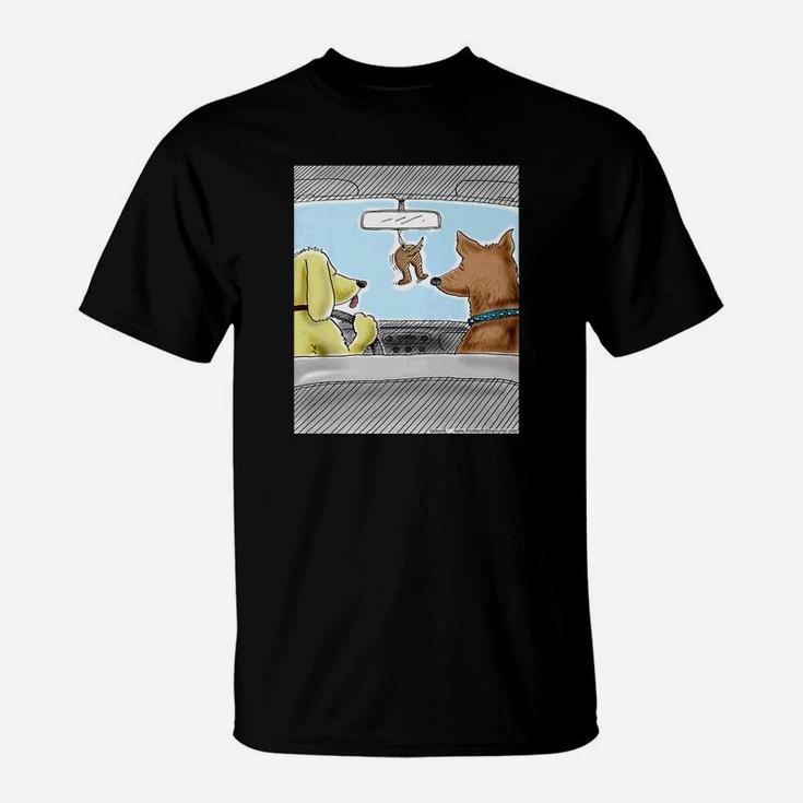 13th Floor Dogs Cruising In Doggie Air Car Premium T-Shirt