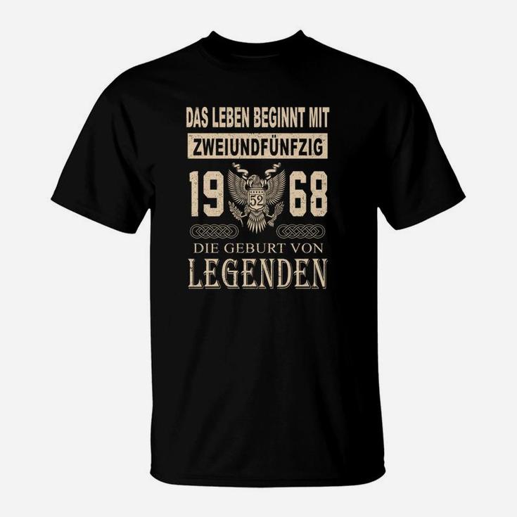 1968 Die Geburt Von Legenden T-Shirt