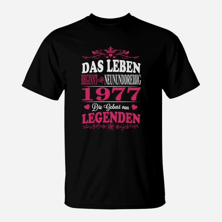 1977 Das Leben Legenden T-Shirt