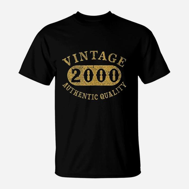 2000 Vintage 22 Years Old 22nd Birthday Anniversary Gift  T-Shirt