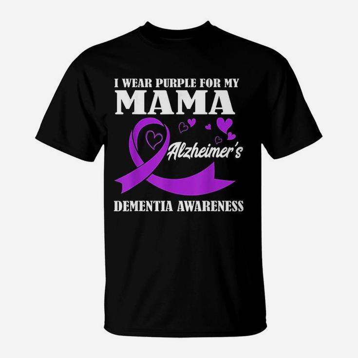 Wear Purple For My Warrior Mama T-Shirt 