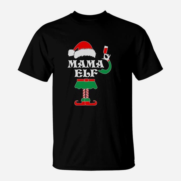 Mama Elf Mom Ugly T-Shirt | Seseable