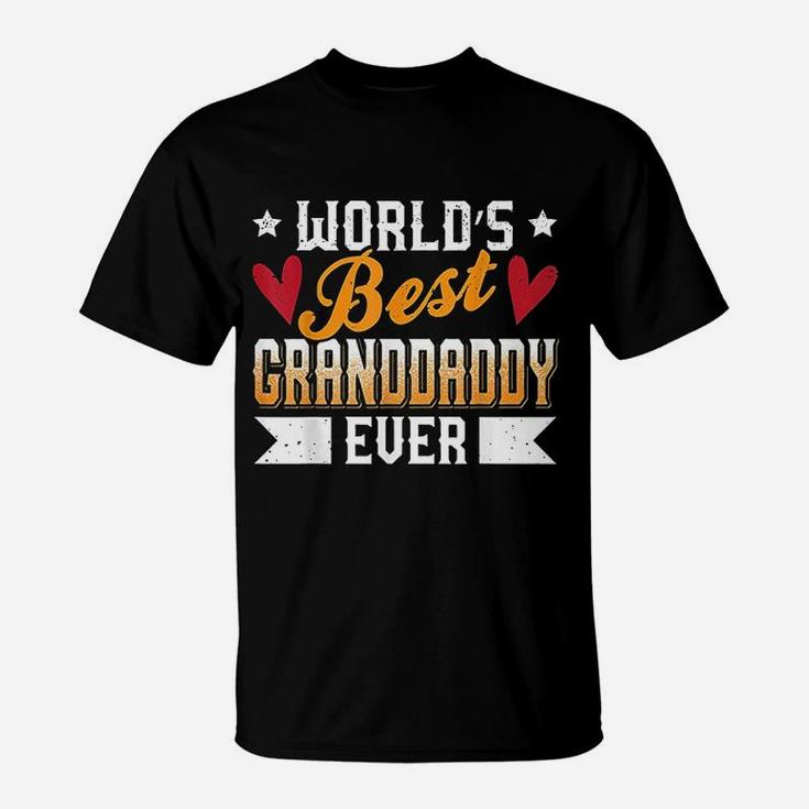 World S Best Granddaddy Ever I Love My Granddaddy TShirt Seseable