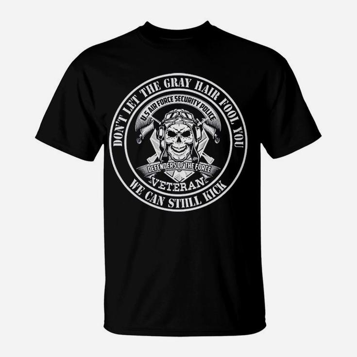 Omacho Air Force Security Police Veteran Blend T-Shirt | Seseable