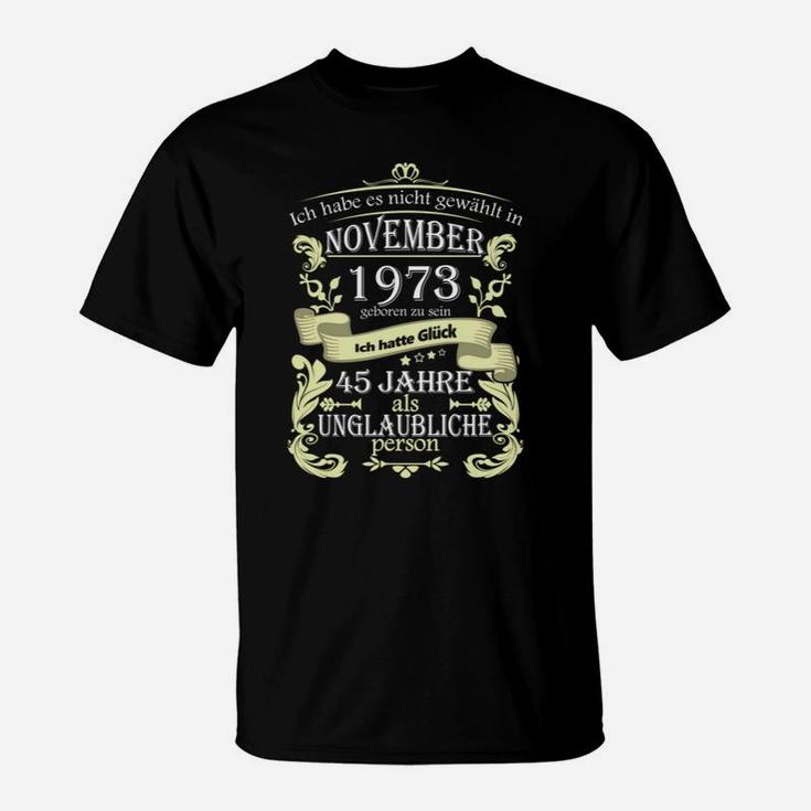 45 Jahre Unglaubliche Person T-Shirt, Jahrgang 1978 Jubiläum Design